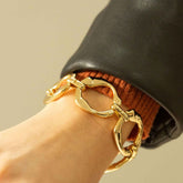 Pulseira Organic - Banhado a Ouro